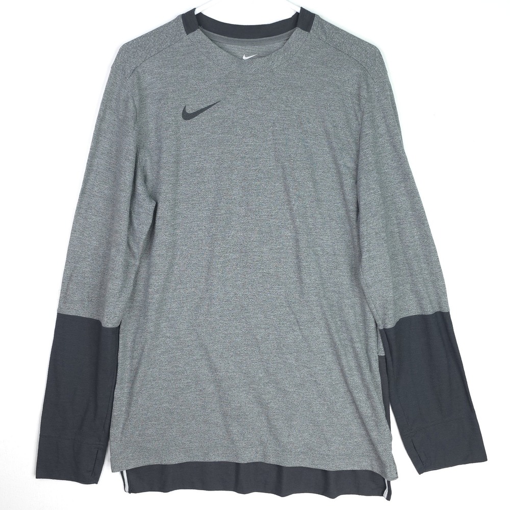 Nike Men's Large Team Training Long‎ Sleeve T-Shirt Two Tone Outdoor CI4546-026